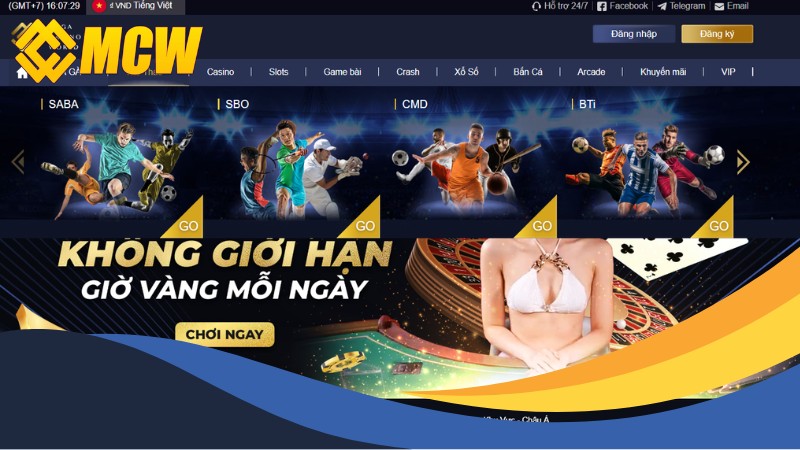 Sơ lược về sảnh game Thể thao MCW