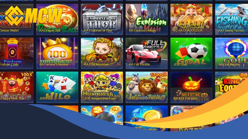 Ưu điểm nổi bật của sảnh game Arcade MCW